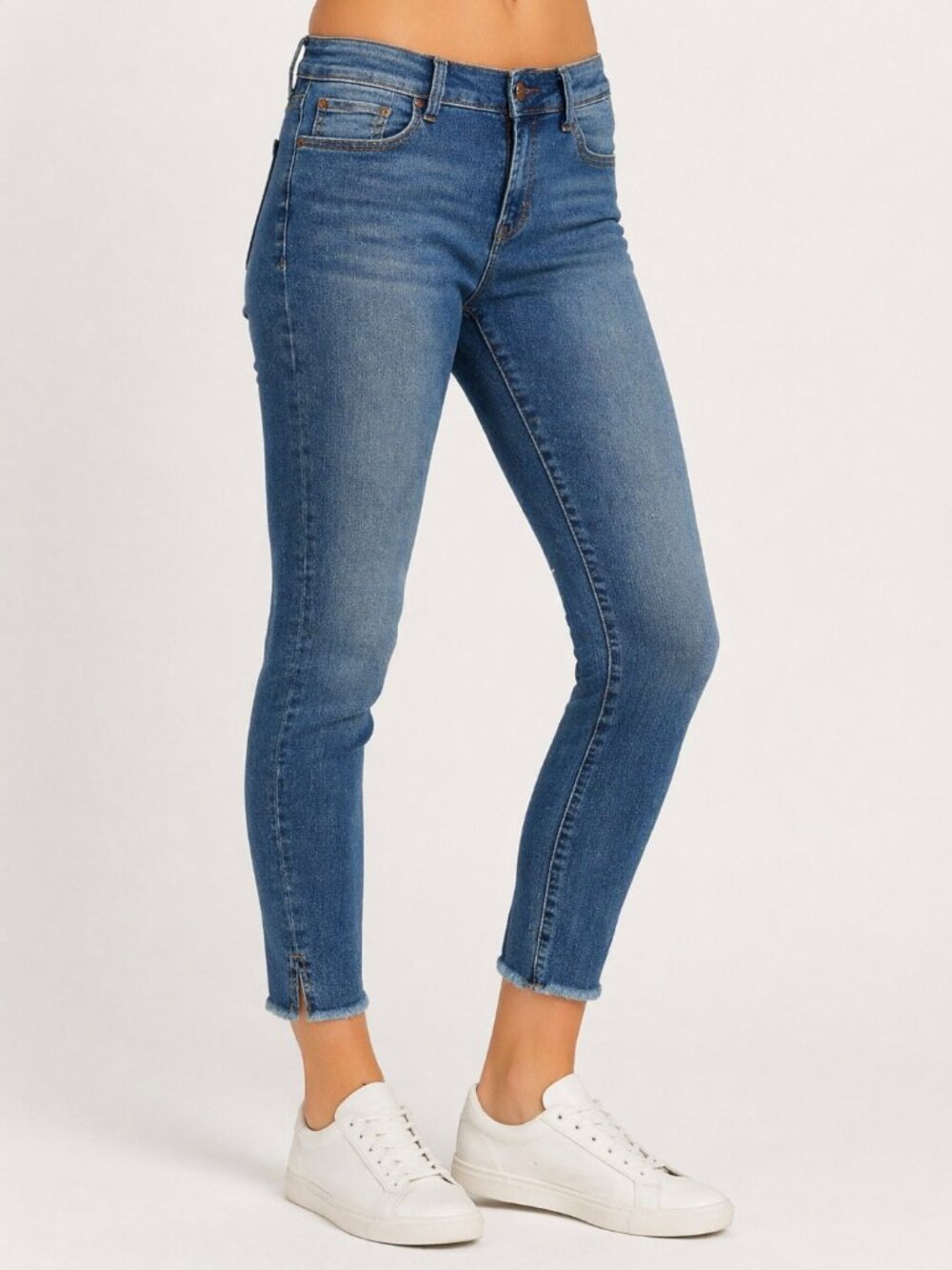 For The Republic Denim Ankle Jeans Women Size 6/27 Blue Stretch Mid Rise - Picture 13 of 13